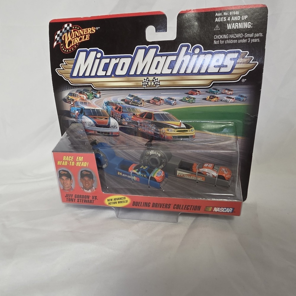 Winners Circle Micro Machines Nascar Jeff Gordon Tony Stewart Dueling Drivers
